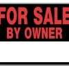 Hillman For Sale By Owner Sign (15" X 22")