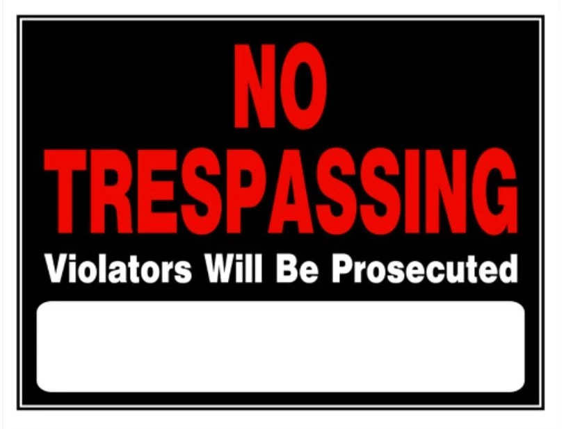 Hillman No Trespassing Violators Will Be Prosecuted Sign (15" X 19") Hillman No Trespassing Violators Will Be Prosecuted Sign (15" X 19") -Home Tools Sales 2024 840040