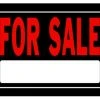 Hillman For Sale Sign Black & Red (10" X 14")