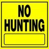 Hillman No Hunting Sign (11" X 11") -Home Tools Sales 2024 840166 1