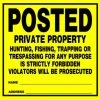 Hillman Posted Private Property Sign (11" X 11") -Home Tools Sales 2024 840167 1