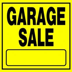 Hillman Garage Sale Sign (11" X 11")