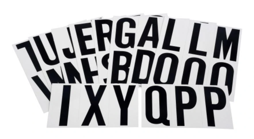 Hillman 3" Adhesive Letter Pack, Black/White Hillman 3" Adhesive Letter Pack, Black/White -Home Tools Sales 2024 842272 1 1