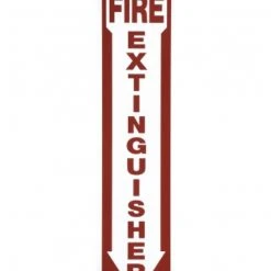 Hillman Fire Extinguisher Sign (4" X 18")