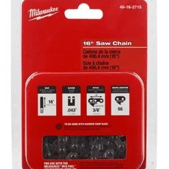 Milwaukee 16" Saw Chain Replacement for 2727-20 Chainsaw