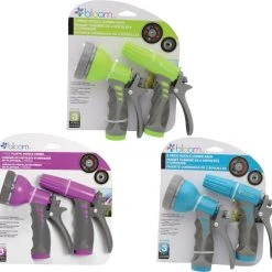 Bloom 2 Piece Watering Combo - 7-Pattern Spray Nozzle and 3-way Adjustable Nozzle