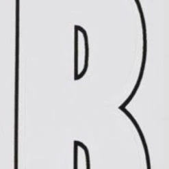 Hillman 3" Adhesive Letter, White -Home Tools Sales 2024 b 1 1