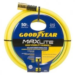Goodyear MAXLite High Visibility Rubber Hose, 5/8" x 50'