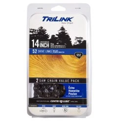 TriLink Semi Chisel Saw Chain 3/8" Pitch .050" ga 52dl (2 Pack) -Home Tools Sales 2024 cl15052x2tl2 1