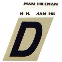 Hillman 1.5" Adhesive Angle-Cut Letter, Black/Gold -Home Tools Sales 2024 d 1 1 1