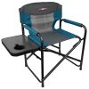 L&M Fleet Supply Director Chair With Side Table - Blue -Home Tools Sales 2024 drch 002m blulm