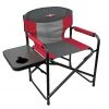 L&M Fleet Supply Directors Chair With Side Table - Red -Home Tools Sales 2024 drch 002m redlm