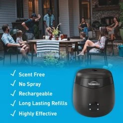 Thermacell Rechargeable Insect Repellent Device, Charcoal -Home Tools Sales 2024 e55x insect repellent 3