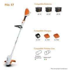 Stihl FSA 57 Battery-Powered Straight Shaft String Trimmer -Home Tools Sales 2024 fsa57 700x700 1