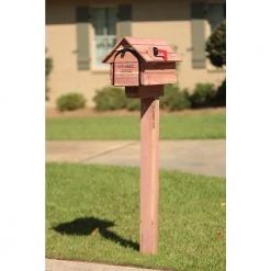 Solar Group Cedar Drive-In Mailbox Post Kit -Home Tools Sales 2024 gibraltar mailboxes mailbox posts stands dpk00000 31 1000 1 1