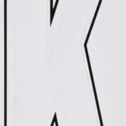 Hillman 3" Adhesive Letter, White -Home Tools Sales 2024 k 1 1