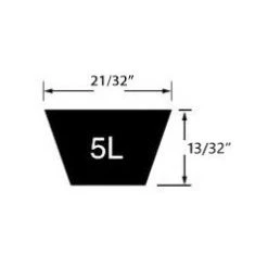 DAYCO 5L Fractional Horsepower (FHP) V-Belts -Home Tools Sales 2024 lg fhp 3 8