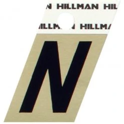 Hillman 1.5" Adhesive Angle-Cut Letter, Black/Gold -Home Tools Sales 2024 n 1 1 1