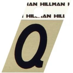 Hillman 1.5" Adhesive Angle-Cut Letter, Black/Gold -Home Tools Sales 2024 q 1 1 1