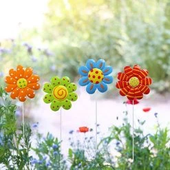 Alpine Polka Dot Daisy Pot Stickers - Assorted -Home Tools Sales 2024 qel386abb s lifestyle 1