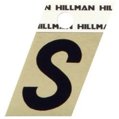 Hillman 1.5" Adhesive Angle-Cut Letter, Black/Gold -Home Tools Sales 2024 s 2 1