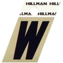 Hillman 1.5" Adhesive Angle-Cut Letter, Black/Gold -Home Tools Sales 2024 w 1 2